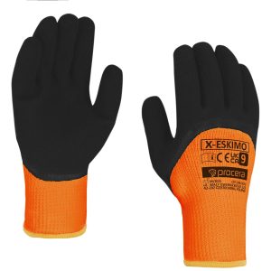 RĘKAWICE OCIEPLANE POWLEKANE PIANKĄ LATEKSOWĄ X-ESKIMO 9-10