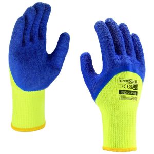 RĘKAWICE OCIEPLANE POWLEKANE 3/4 LATEKSEM X-NORDGRIP 9-10