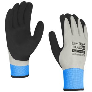 RĘKAWICE OCIEPLANE AKRYLEM POWLEKANE PODWÓJNIE LATEKSEM X-WINTHERM 9-10