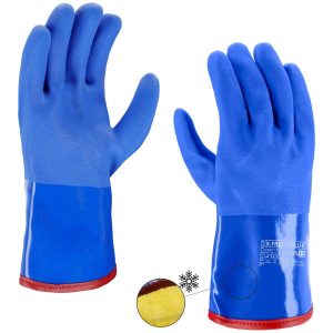 RĘKAWICE GUMOWE OCIEPLANE X-FREEZEBLUE ROZM. 11