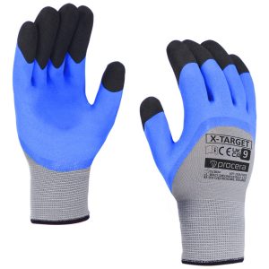 RĘKAWICE OCHRONNE POWLEKANE LATEKSEM X-TARGET 7-11