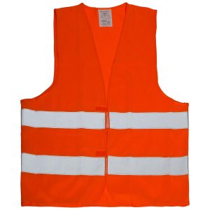 KAMIZELKA ODBLASKOWA OSTRZEGAWCZA PROKAM POMARAŃCZOWA L-3XL