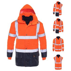 PROLUMO 5IN1 KURTKA OCIEPLANA POMARAŃCZOWA HVP ROZM. M-3XL