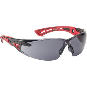 OKULARY OCHRONNE BOLLE RUSH+ (PRZYCIEMNIANE) BLACK/RED
