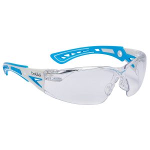 OKULARY OCHRONNE BOLLE RUSH+ SMALL NIEB./BIAŁE (PRZEZROCZYSTE)