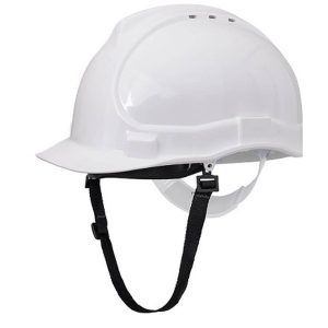 HEŁM PRZEMYSŁOWY BRATEK-3 Z PASKIEM BIAŁY
