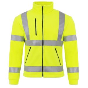BLUZA POLAROWA FLRA 340 RD FLUO OSTRZEGAWCZE