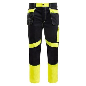 SPODNIE ROBOCZE PROMONTER HV MONTERSKIE OSTRZEGAWCZE 48-60