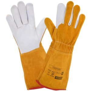 RĘKAWICE SPAWALNICZE X-GEPARD SKÓRZANE ROZM. 10