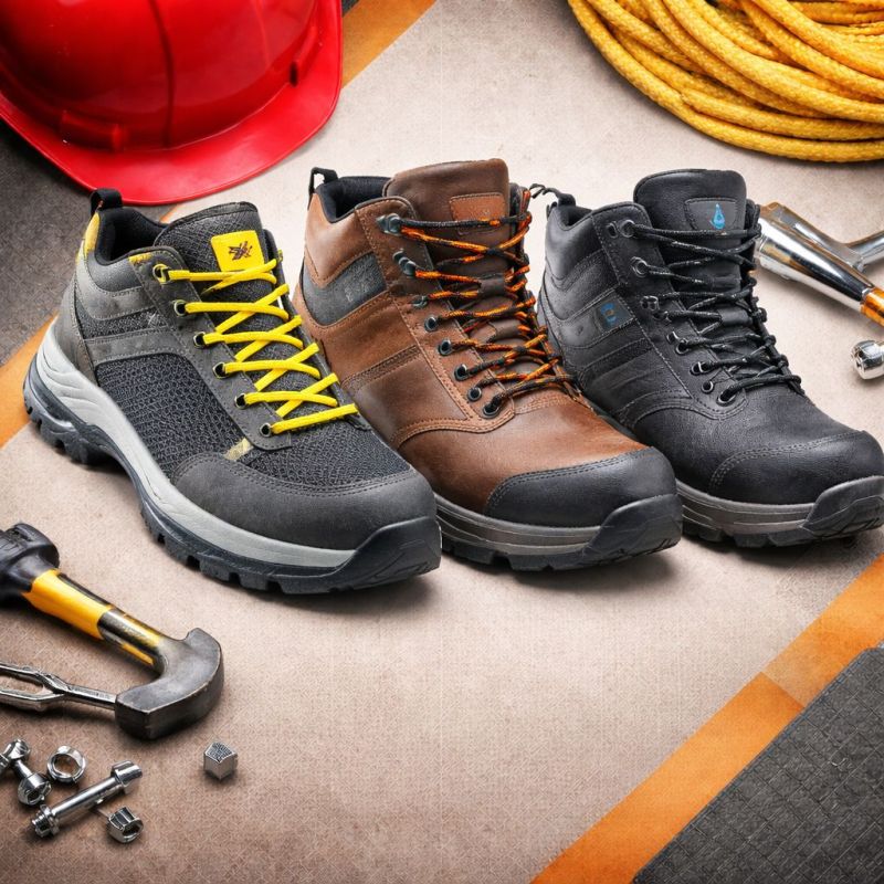 Buty robocze z ochroną palców i antypoślizgową podeszwą do pracy w trudnych warunkach – Twierdza BHP