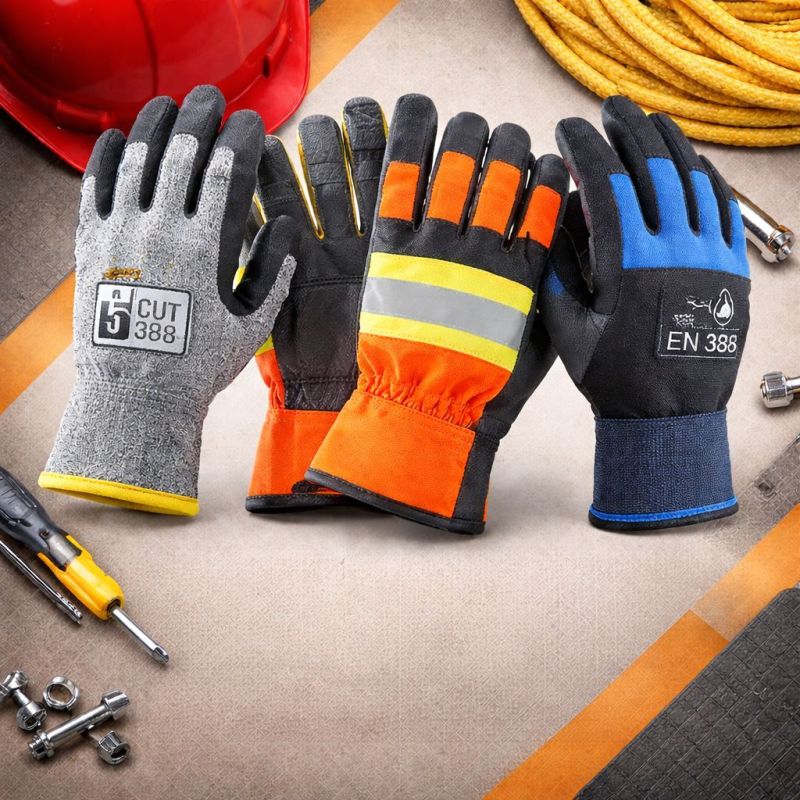 Rękawice robocze ochronne dla pracowników budowlanych i przemysłowych – Twierdza BHP