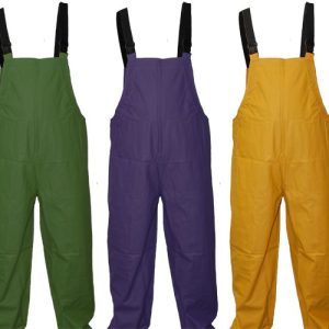 SPODNIE OGRODNICZKI PUERTO PRZECIWDESZCZOWE ZIELONE\GRANATOWE\ŻÓŁTE