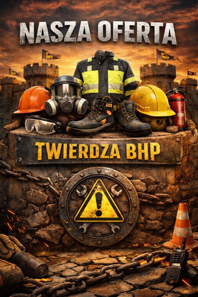 Nasza oferta BHP – kompleksowe wyposażenie dla firm twierdza BHP