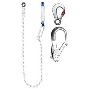 AMORTYZATOR Z LINKĄ REGULOWANĄ LB100 I ZATRZAŚNIKAMI AZ003 I AZ023 DŁ. 2 m