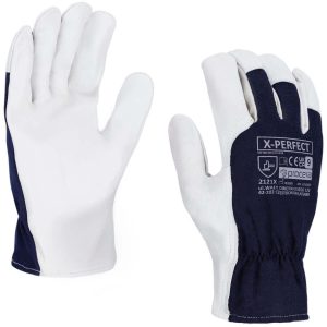RĘKAWICE X-PERFECT WZMOCNIONE KOZIĄ SKÓRĄ