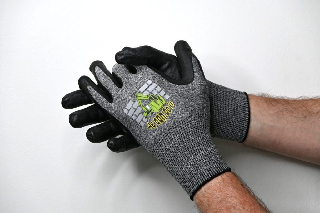 rękawice robocze nadruk