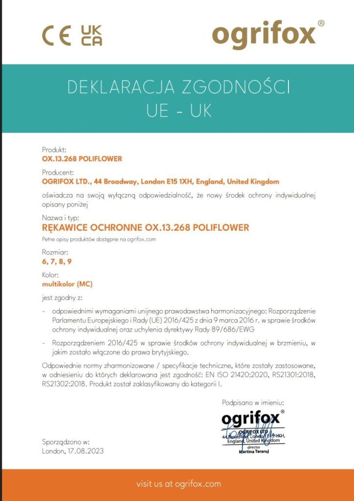 Deklaracja zgodności