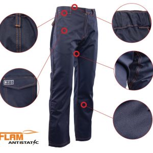 SPODNIE DO PASA PROFFLAM TRUDNOPALNE ANTISTATICKAT.II