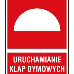 Znak ochrony ppoż. „Uruchamianie klap dymowych” Z-17P