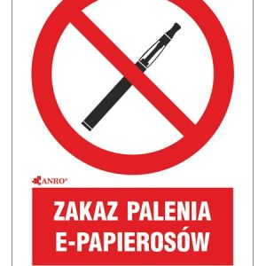Znak ochrony PPOŻ. „Zakaz palenia ZZ-12P6
