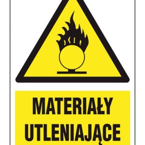 Znak ochrony PPOŻ Materiały utleniające ZZ-15P-1