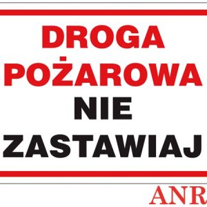 Znak ochrony PPOŻ Droga pożaro ZZ-40P