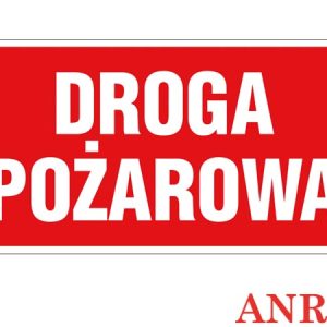 Znak ochrony PPOŻ Droga pożarowa ZZ-45P