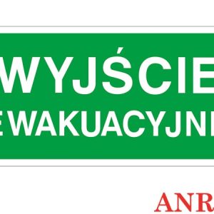 Znak ewakuacyjny „Wyjście ewakuacyjne” Z-2E