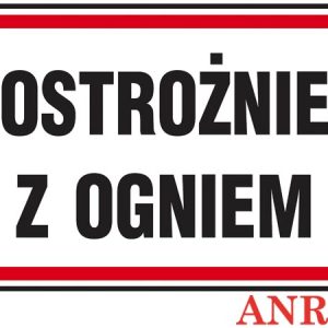 Znak ochrony ppoż. „Ostrożnie z ogniem” Z-43P
