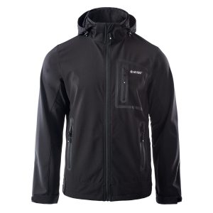 Męski Softshell GEKO HI-TEC BLACK/BLACK