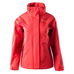 Damska Kurtka przejściowa LADY LUMBI HI-TEC POPPY RED/MICRO CHIP TURYSTYKA