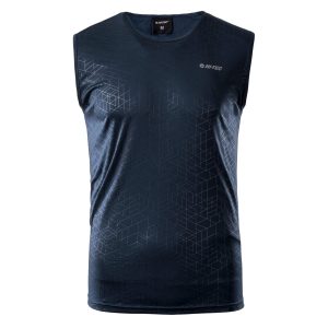 Męska koszulka bez rękawów ARDAM HI-TEC DRESS BLUES/VICTORIA BLUE/BLUE GEOMETRIC PRINT TRENING