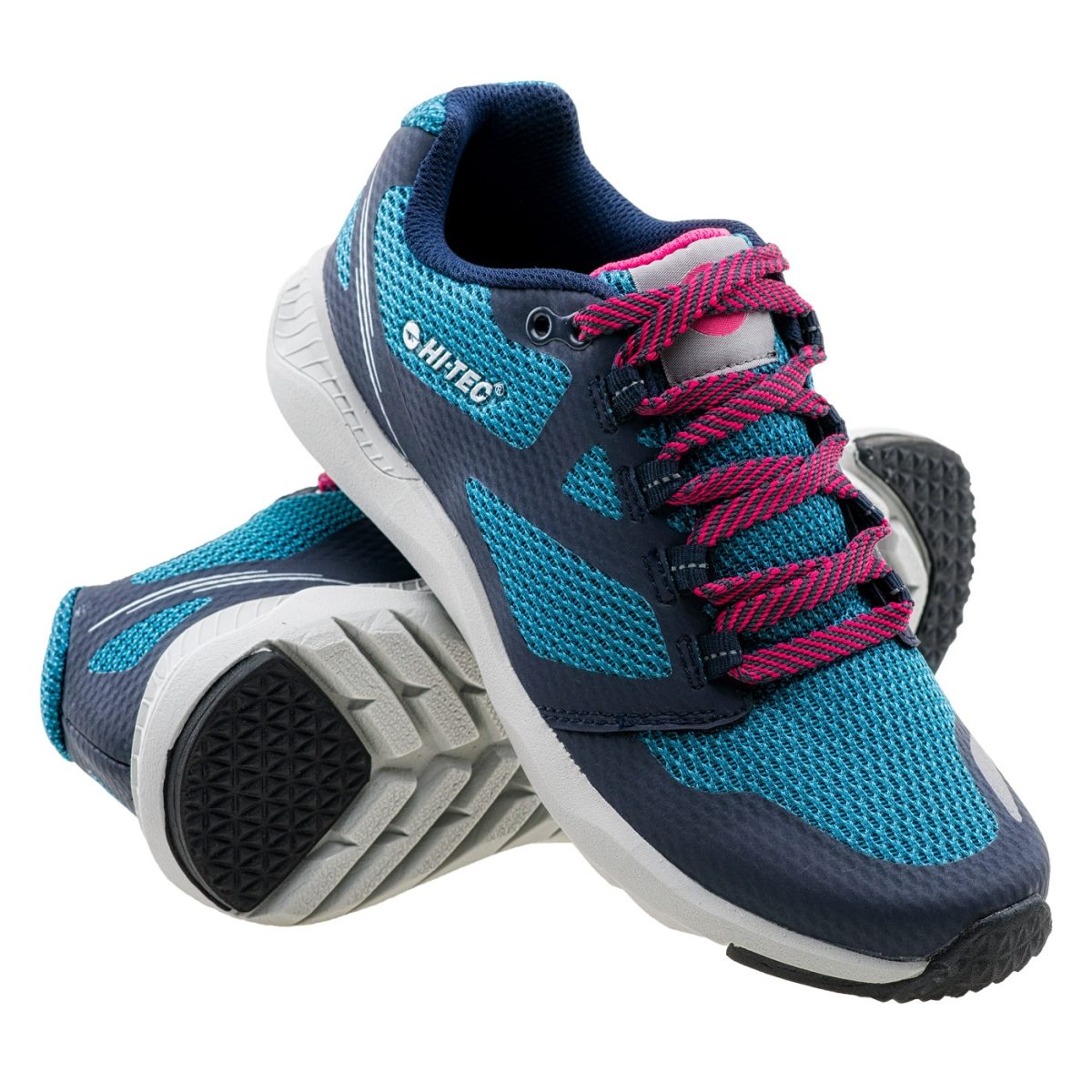 Damskie Buty SARAIA WO'S HI-TEC NAVY/TILE BLUE/FUCHSIA TRENING - obrazek 4