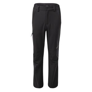 Dziecięce Spodnie JATUNI JR HI-TEC BLACK SOFTSHELL TURYSTYKA