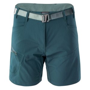 Damskie Spodenki LADY ARGOLA 1/2 HI-TEC DEEP TEAL/SILVER PINE  TURYSTYKA