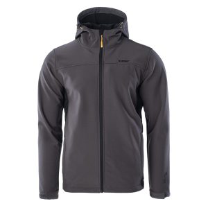 Męski Softshell KAORU HI-TEC RAVEN/BLACK/MANGO MOJITO