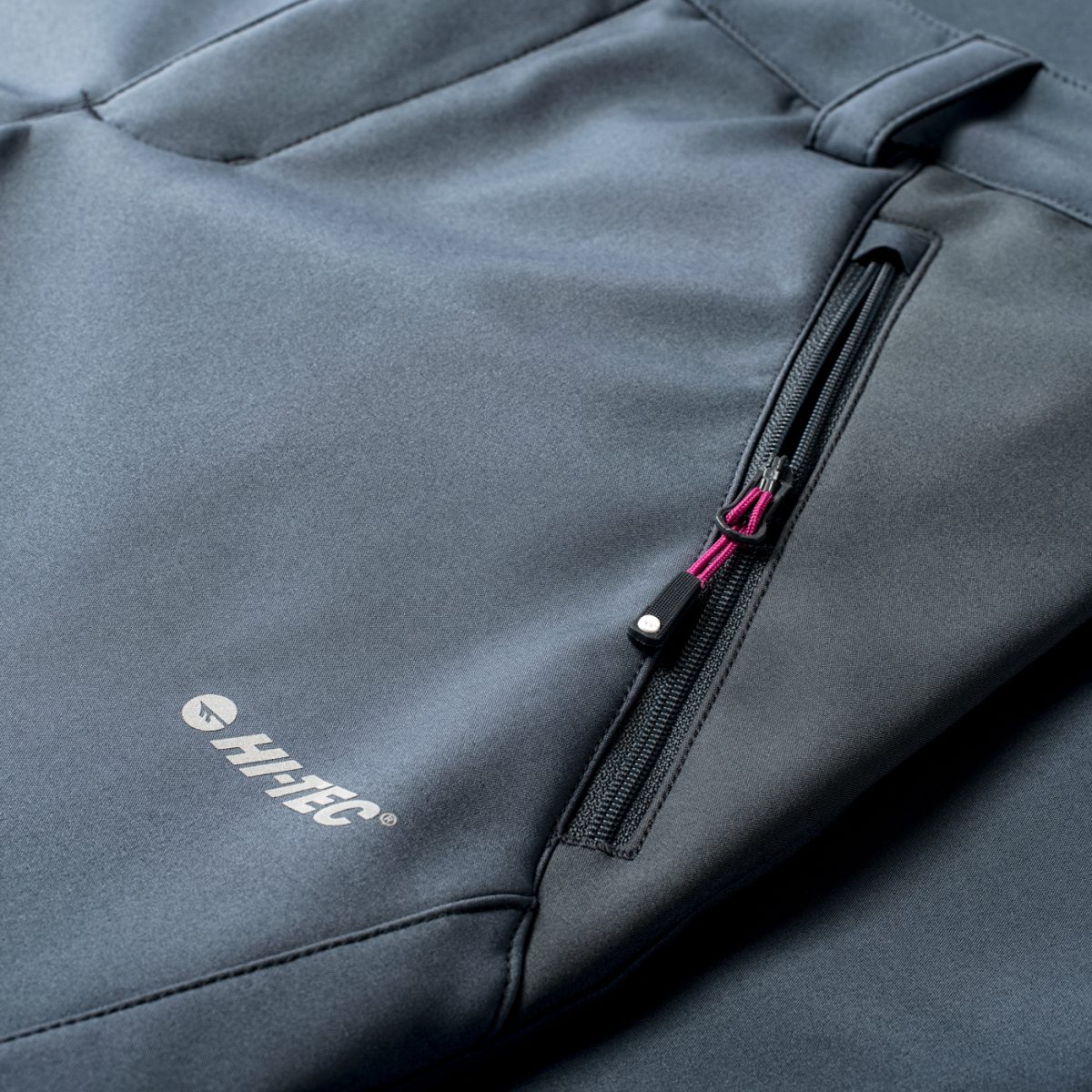 Damskie Spodnie LADY ASTONI HI-TEC OMBRE BLUE/BLUE NIGHTS SOFTSHELL TURYSTYKA - obrazek 4