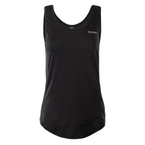 Damska koszulka bez rękawów LADY MALIA HI-TEC BLACK TRENING