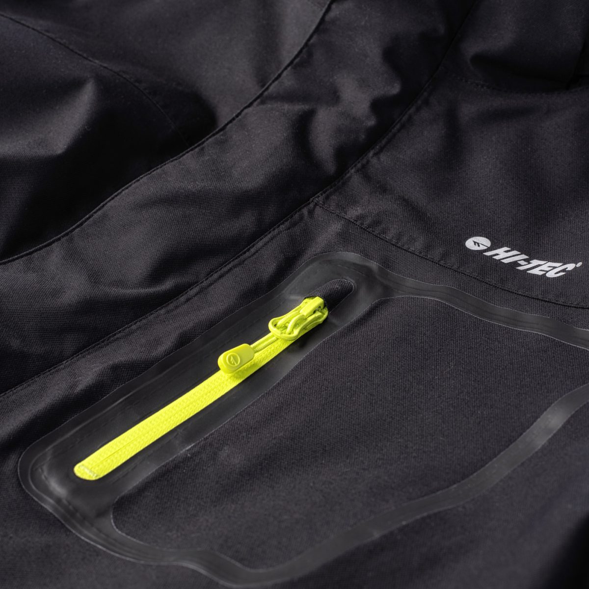 Męska Kurtka ocieplana BICCO II HI-TEC BLACK/YELLOW GREEN NARCIARSTWO - obrazek 4
