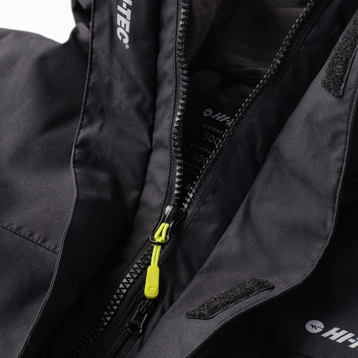 Męska Kurtka ocieplana BICCO II HI-TEC BLACK/YELLOW GREEN NARCIARSTWO - obrazek 5