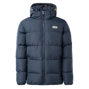 Dziecięca Kurtka zimowa pikowana SAFIO JRB HI-TEC BLUEBERRY/BLACK INK TURYSTYKA