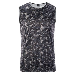 Męska koszulka bez rękawów TADEMOR HI-TEC BLACK/EBONY TRENING