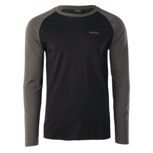 Męska koszulka bez rękawów PURO LS HI-TEC BLACK/BLACK OLIVES CASUAL