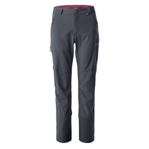 Damskie Spodnie LADY ANON HI-TEC ANTHRACITE/FIG SOFTSHELL TURYSTYKA