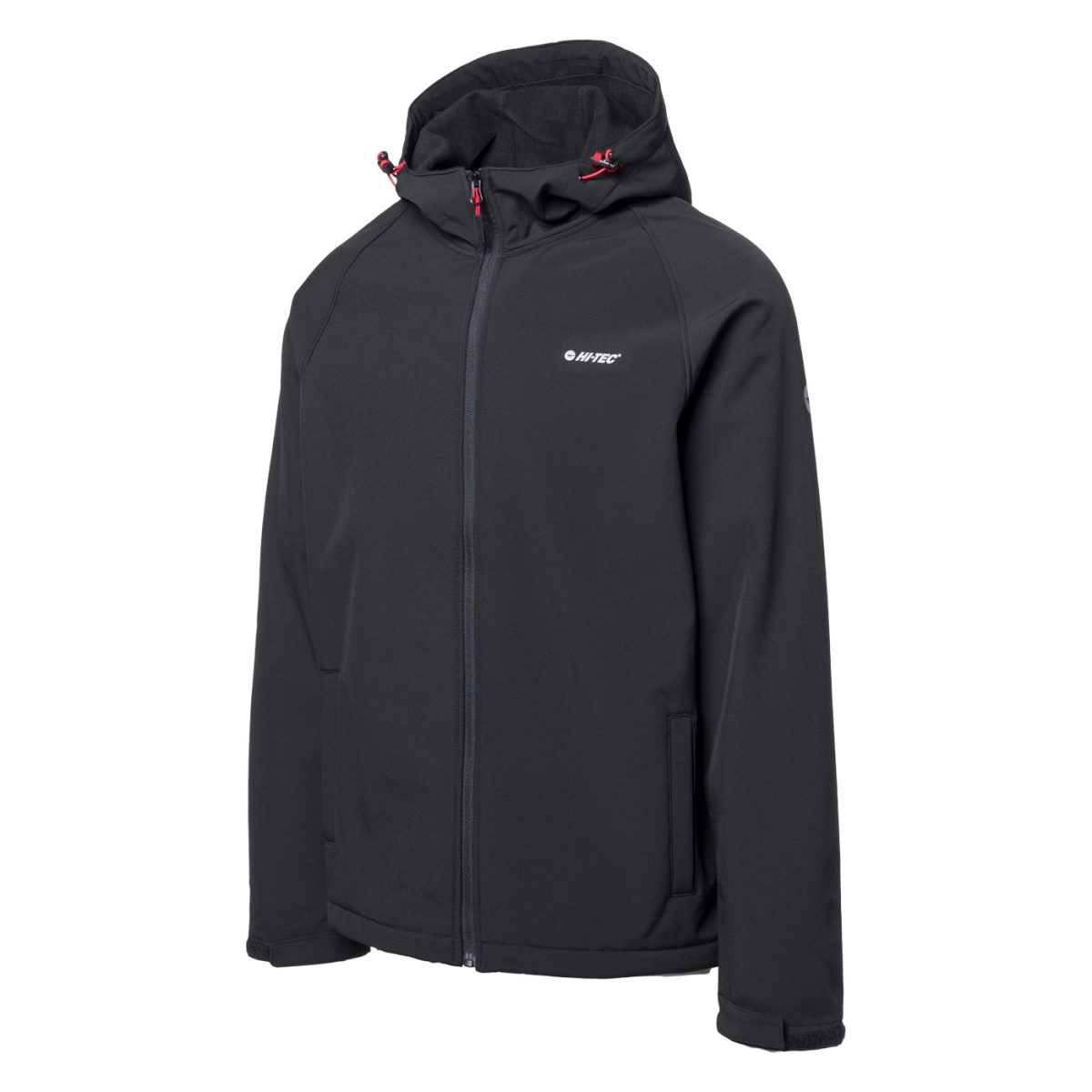 Męski Softshell NETI II HI-TEC BLACK/SALSA - obrazek 2