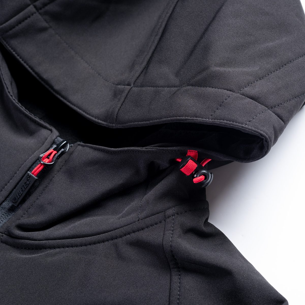 Męski Softshell NETI II HI-TEC BLACK/SALSA - obrazek 5