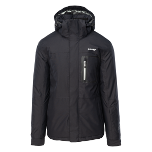 Męska Kurtka ocieplana BICCO II HI-TEC BLACK/REFLECTIVE SILVER NARCIARSTWO