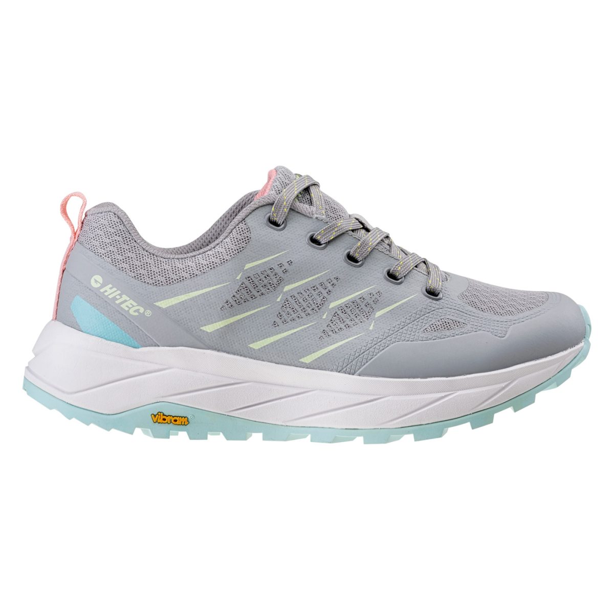 Damskie Buty HIMALCHI V WO'S HI-TEC LIGHT GREY/LIME GREEN/CORAL/MINT TURYSTYKA
