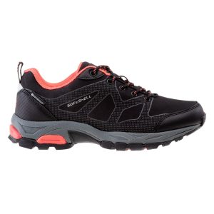 Damskie Buty FUMIKO LOW WP WO'S HI-TEC BLACK/DARK GREY/CORAL TURYSTYKA