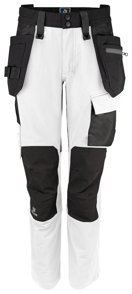 SPODNIE DAMSKIE ZE STRETCHEM 5564 PROJOB WHITE